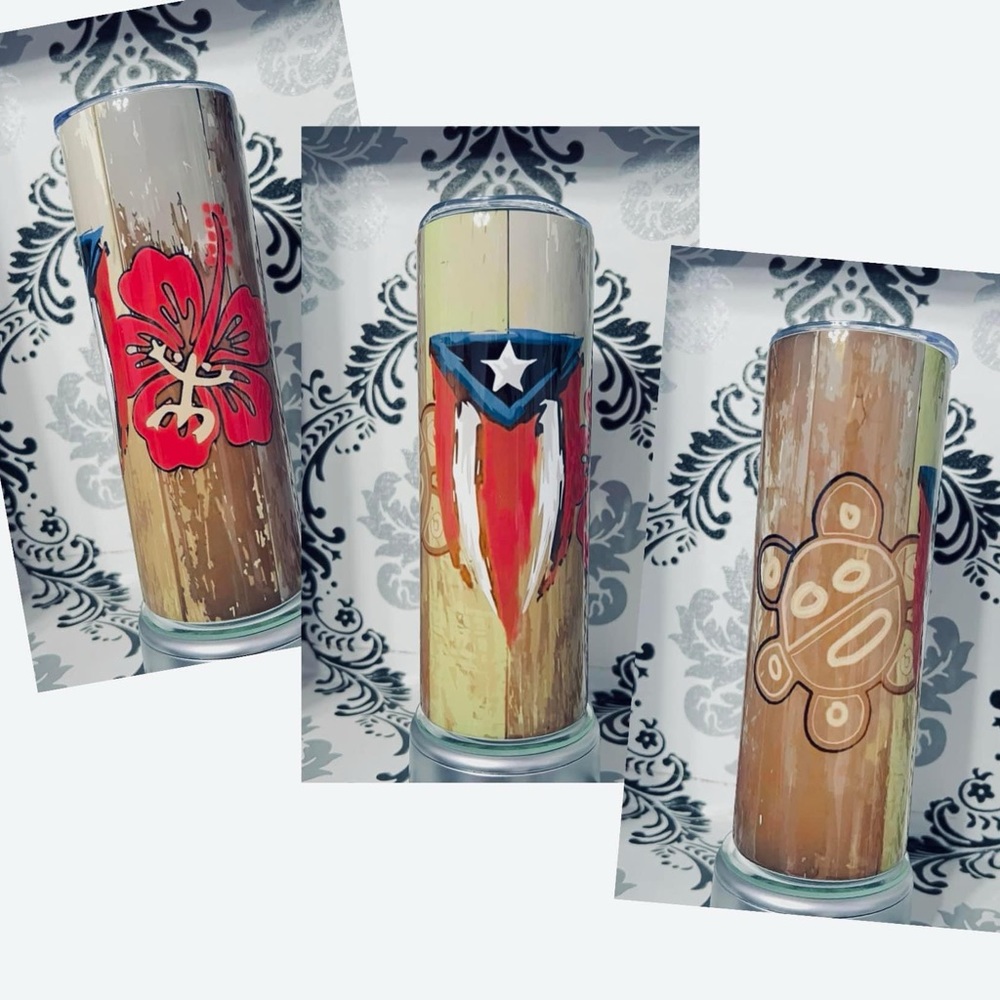 Puerto Rico Insulated Tumbler 20oz. with straw